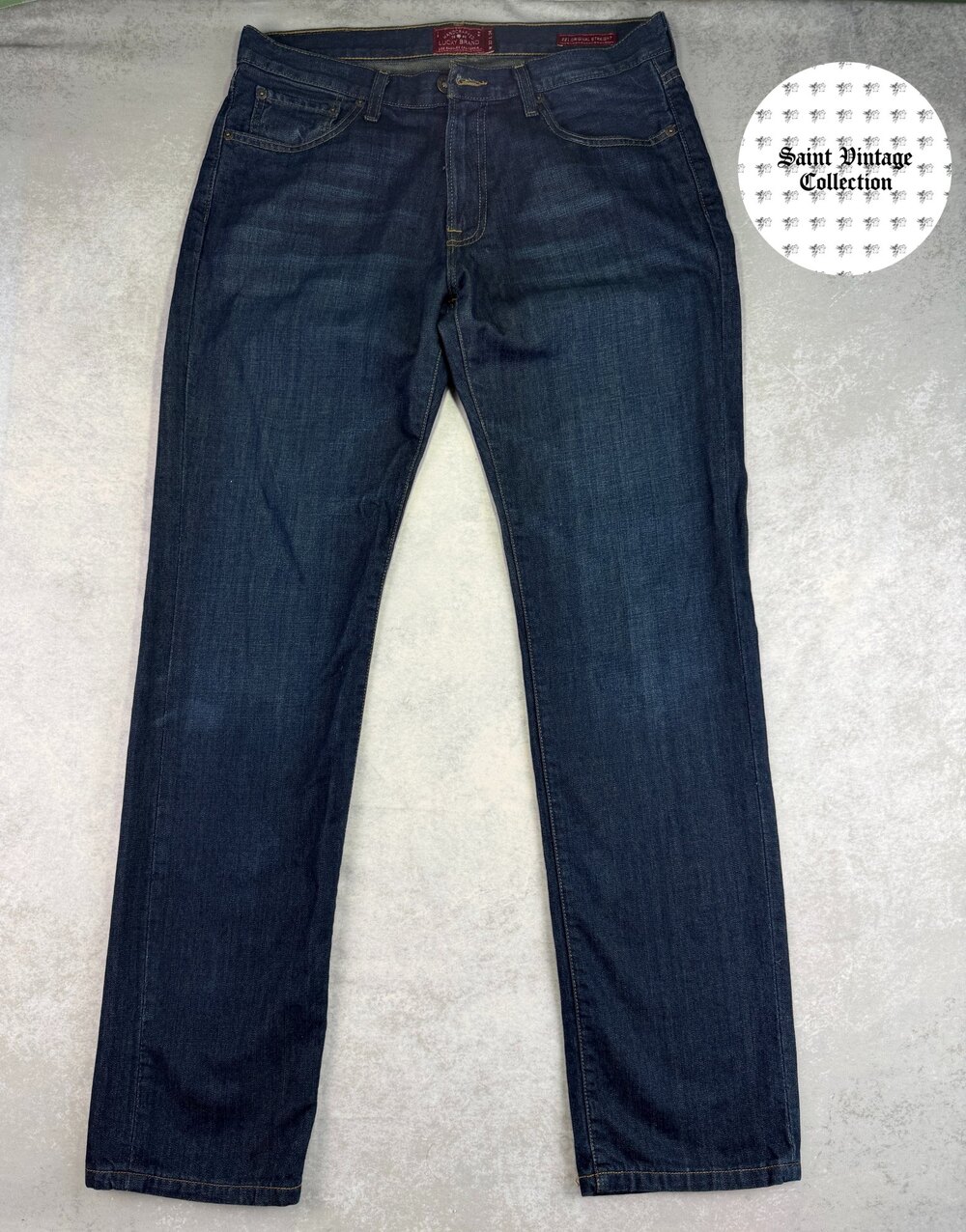 Lucky Brand 221 Original Straight Jeans Dark Wash 32x34